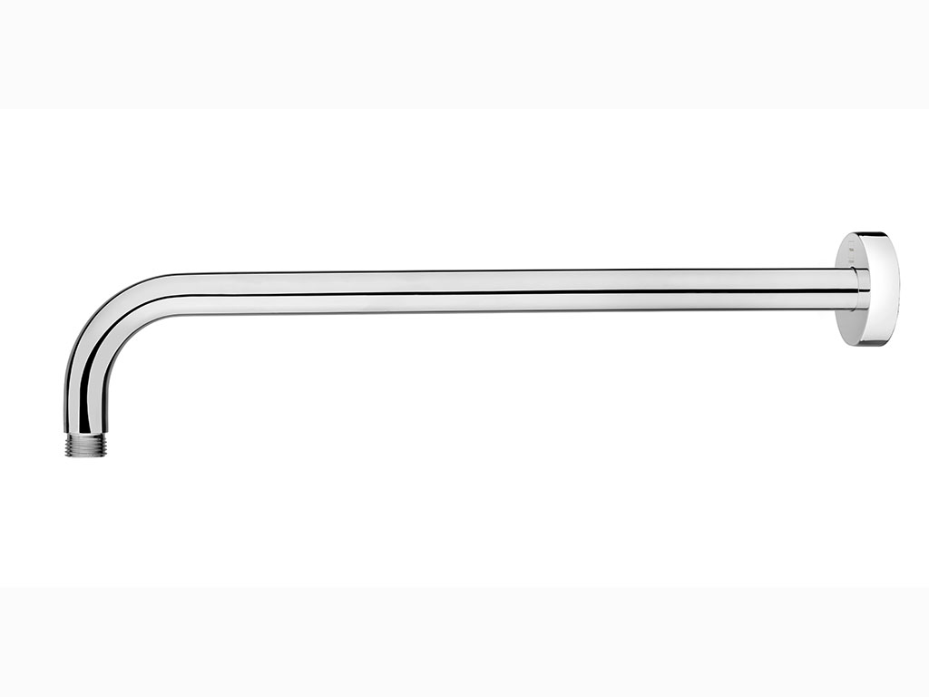 Horizontal shower arm