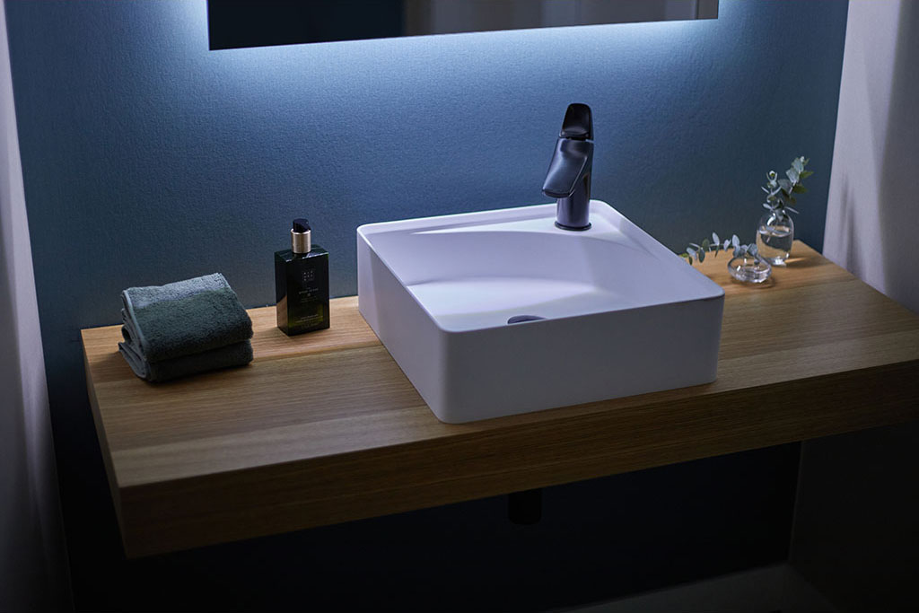 Square countertop basin 903312 