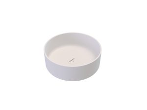Rounded countertop basin