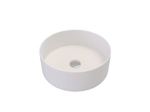 Rounded countertop basin