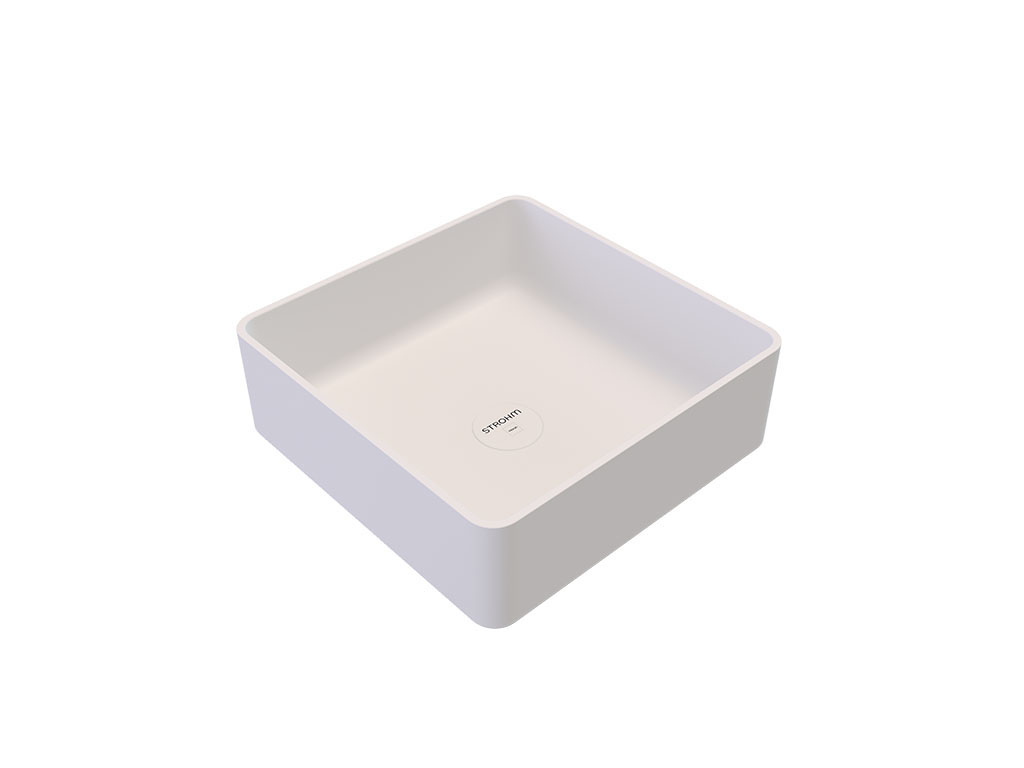 Lavabo sobre encimera cuadrado