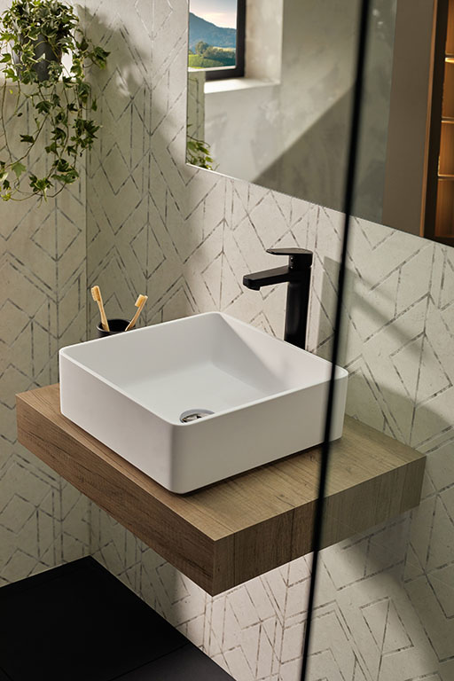 Lavabo sobre encimera cuadrado 903360 