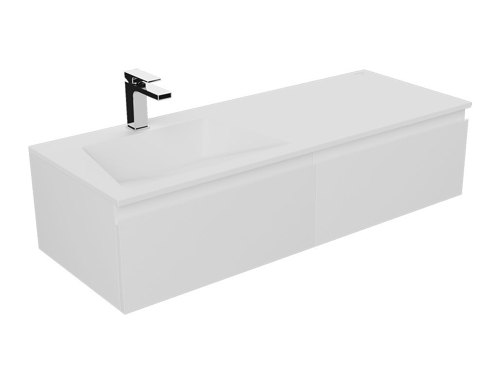 Lavabo integrado con cuba a la izquierda 903435 