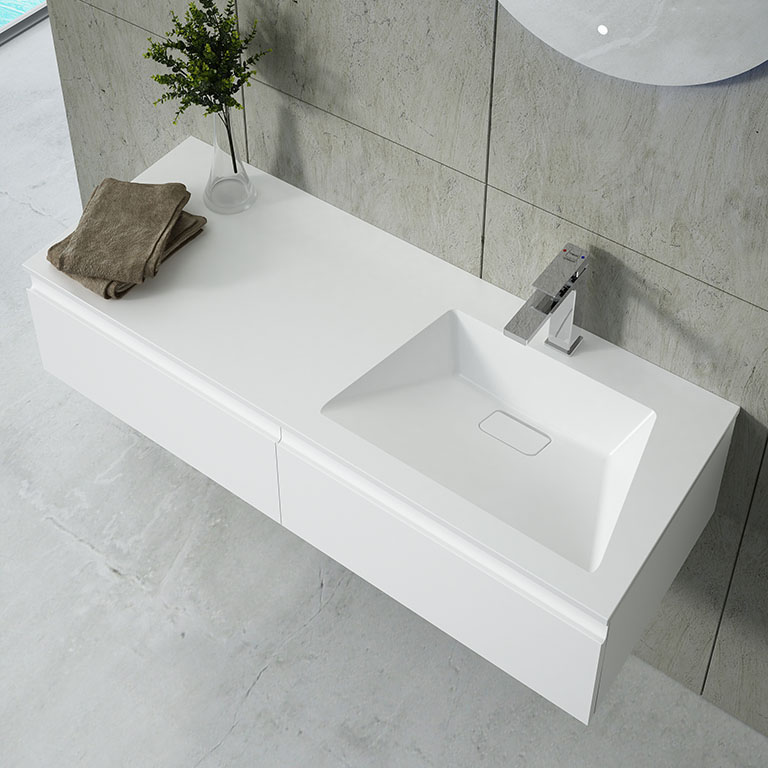 Lavabo integrado con cuba a la derecha 903489 