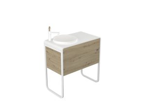 2 drawers bath cabinet
