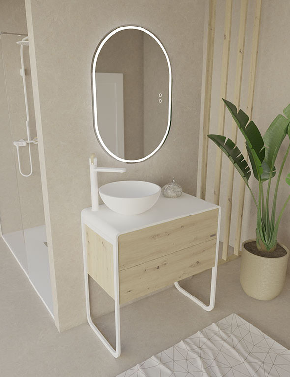 2 drawers bath cabinet 903936 