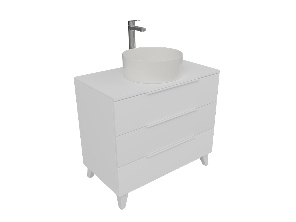 3 drawers bath cabinet with legs 904311 