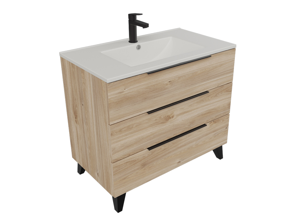 3 drawers bath cabinet with legs 904323 