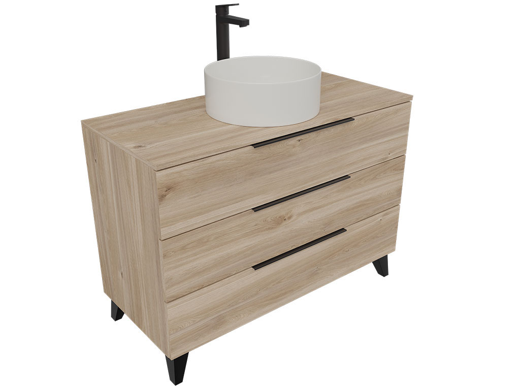 3 drawers bath cabinet with legs 904347 