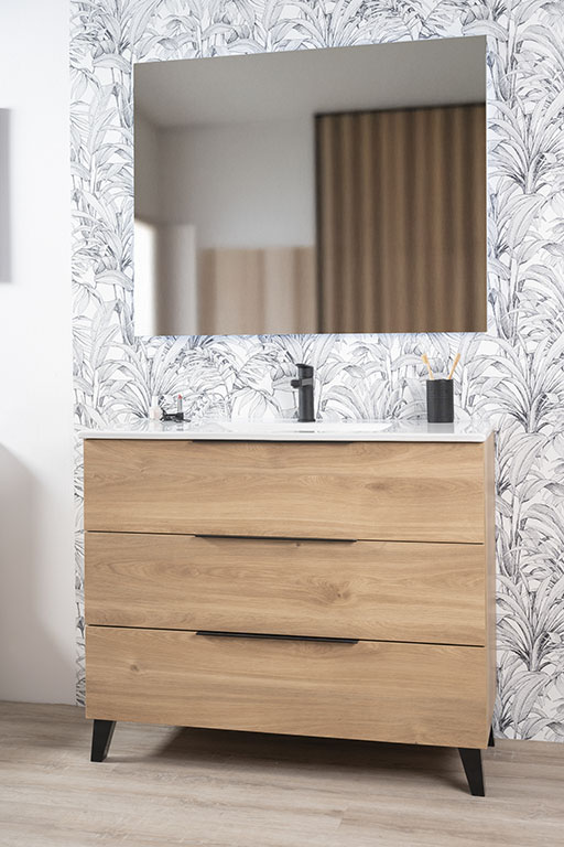 3 drawers bath cabinet with legs 904350 