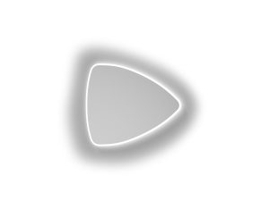 Backlit led mirror