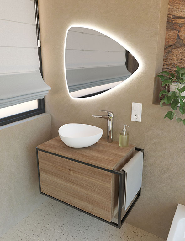 Backlit led mirror 904452 