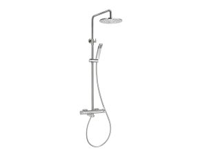 Thermostatic bath shower system