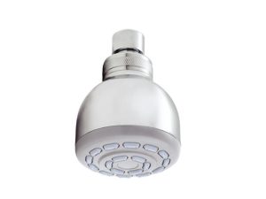 Rounded shower head