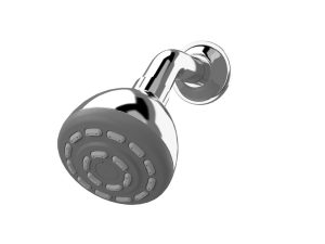 Rounded shower head