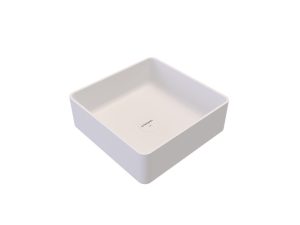 Square countertop basin