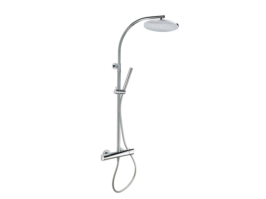 Thermostatic shower system