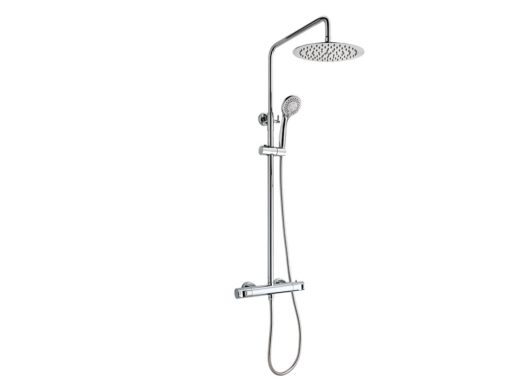 Thermostatic shower system
