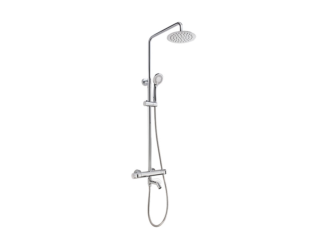 Thermostatic shower system