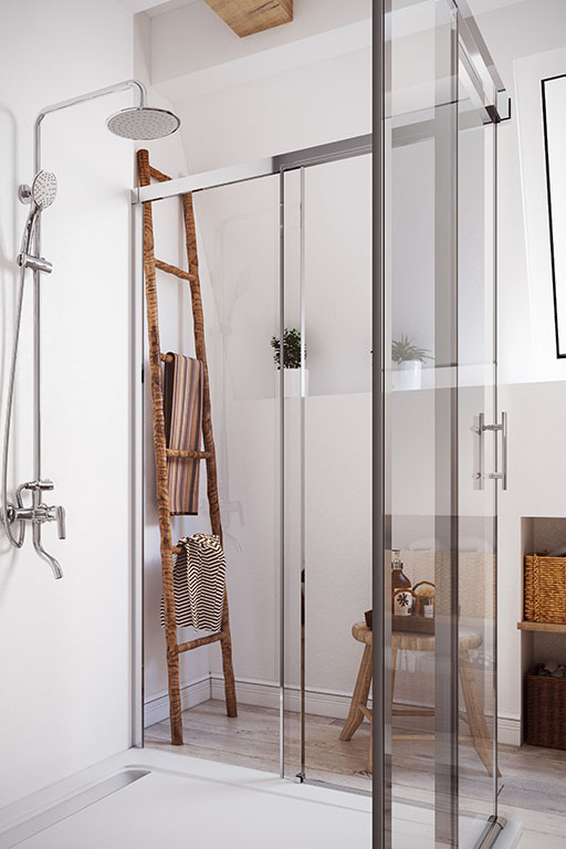 Single lever shower system 893492 