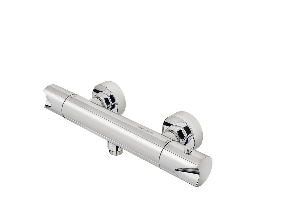 Thermostatic shower mixer