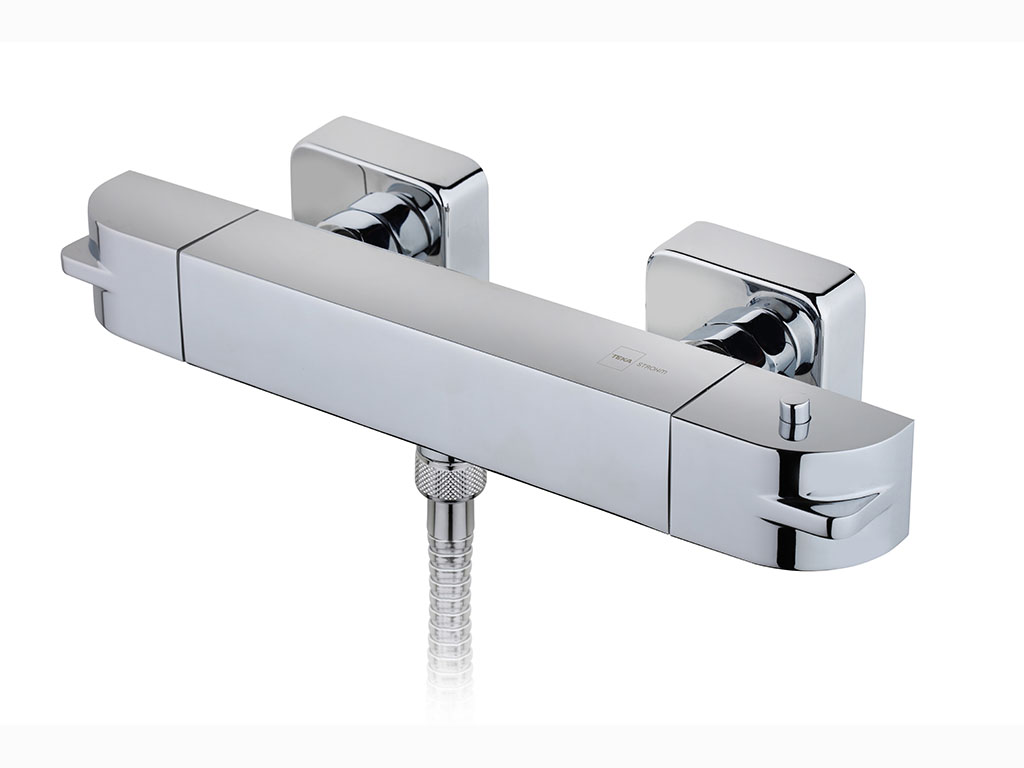 Thermostatic shower mixer