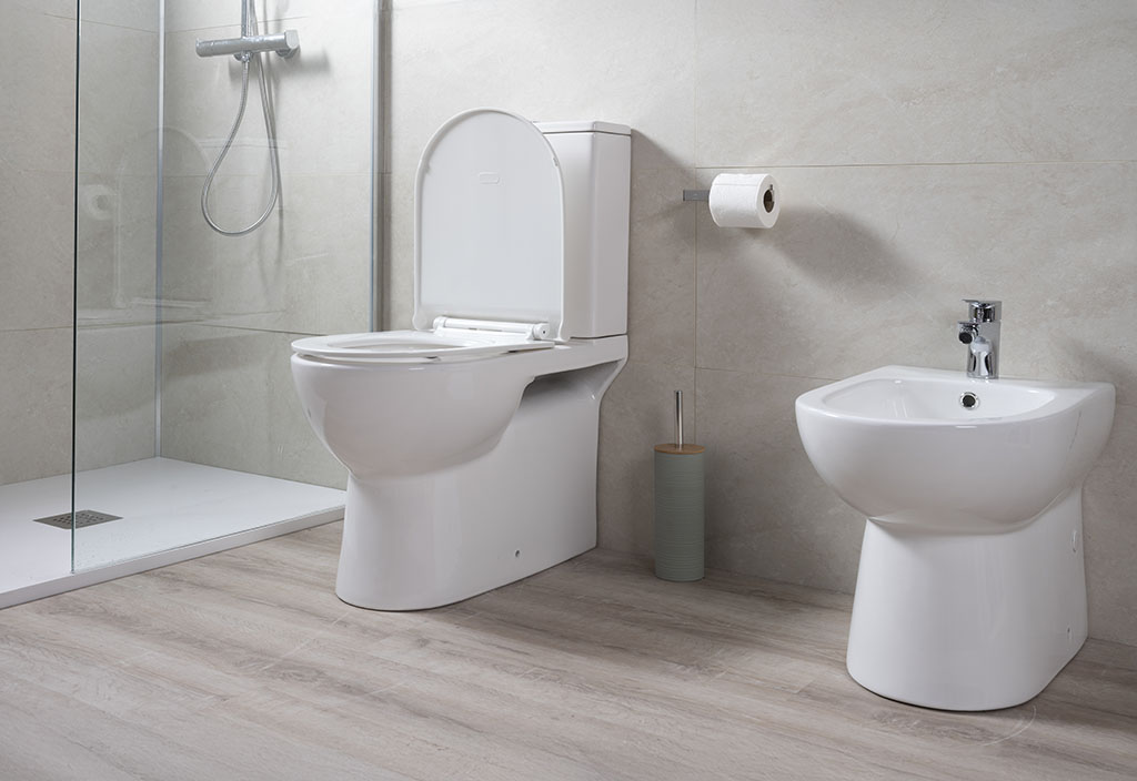 Bidé a suelo btw (pegado a la pared) 894308 