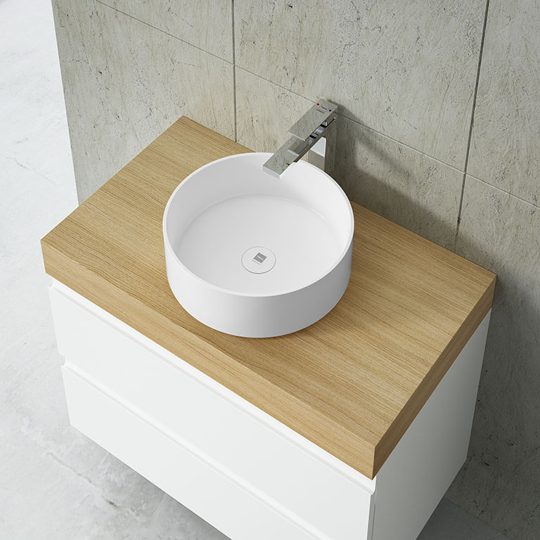 Rounded countertop basin 895066 