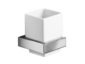 Portavaso y vaso de pared