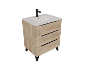 Mueble de 3 cajones con patas