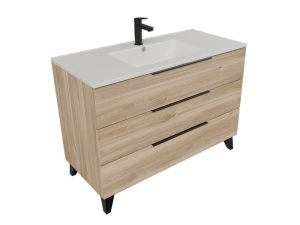 Mueble de 3 cajones con patas