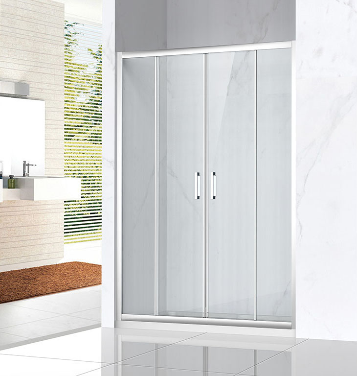 Mampara corredera de 1 fijo + 2 puertas correderas +1 fijo 896032 