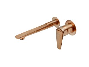 Wall-mounted washbasin mixer