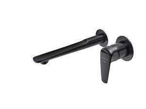 Wall-mounted washbasin mixer