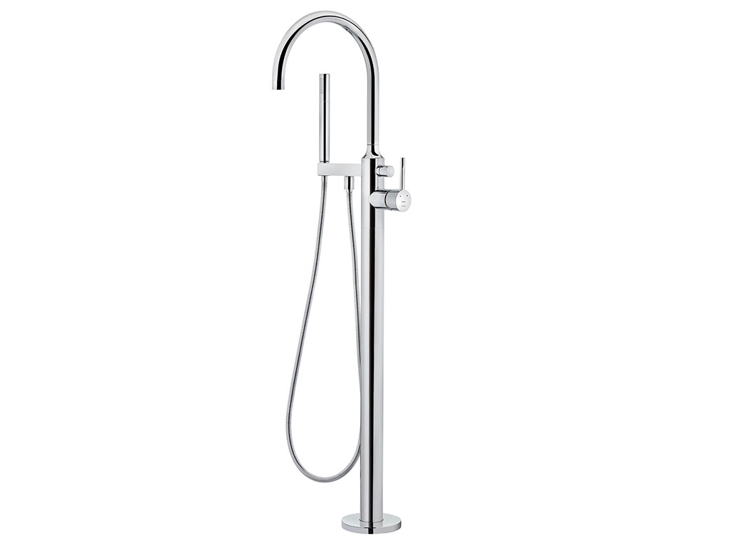 Freestanding bathtub mixer