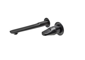 Wall-mounted washbasin mixer