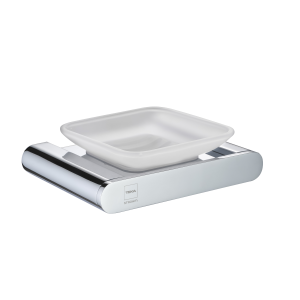 Soap dish with holder