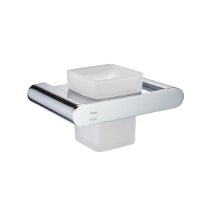 Portavaso y vaso de pared