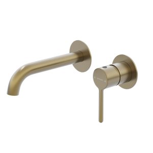 Wall-mounted washbasin mixer