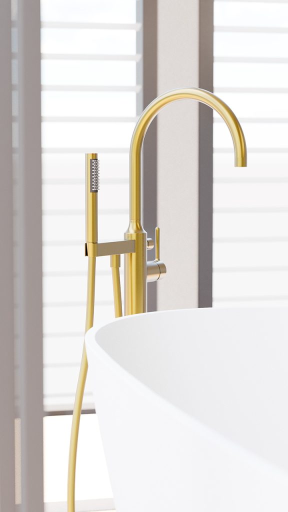 Freestanding bathtub mixer 906036 