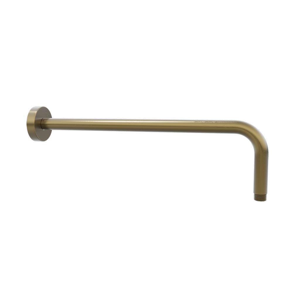 Horizontal shower arm