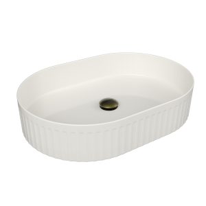 Oval countertop basin