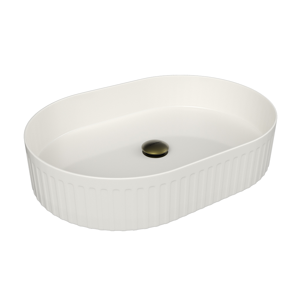 Lavabo sobre encimera ovalado