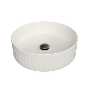 Rounded countertop basin