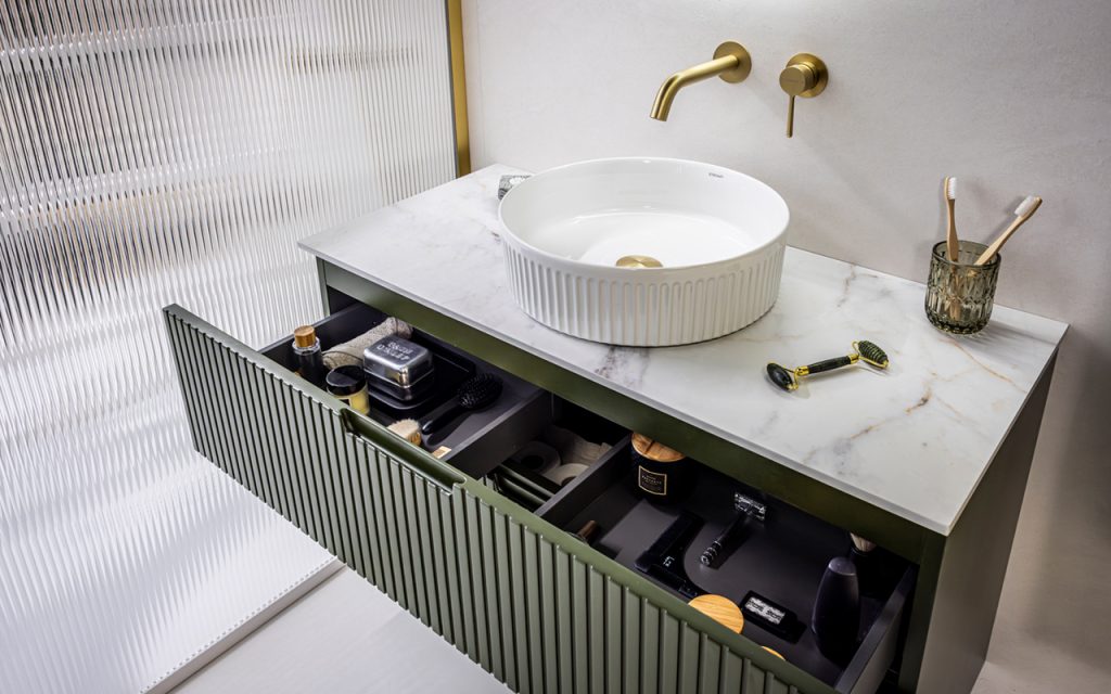 2 drawers bath cabinet 906522 