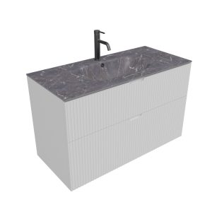 2 drawers bath cabinet