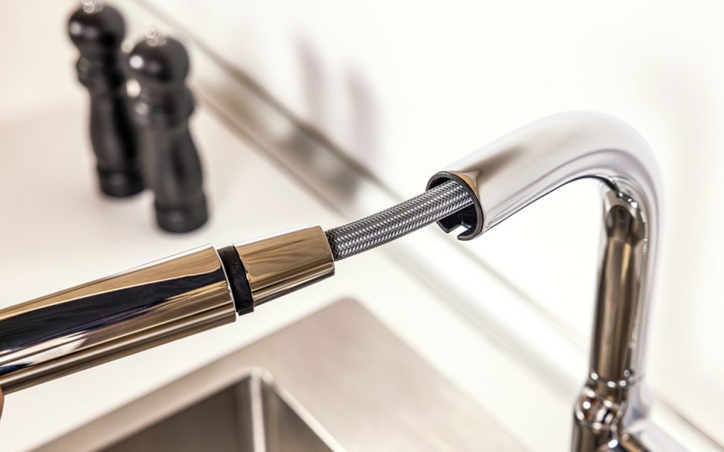 High spout kitchen mixer 906858 