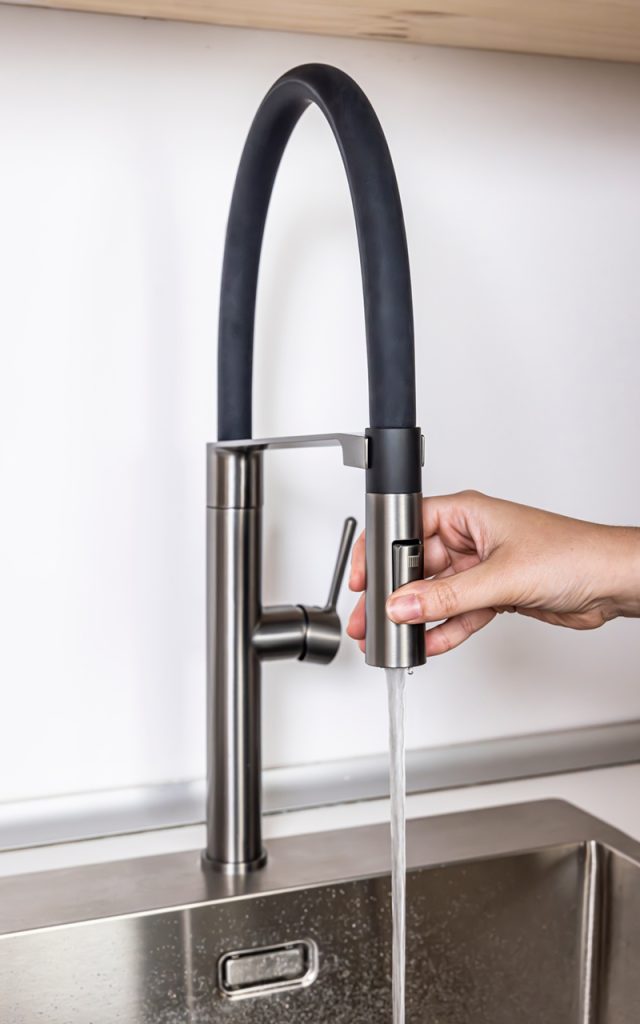 High spout kitchen mixer 906909 