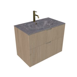 2 drawers bath cabinet