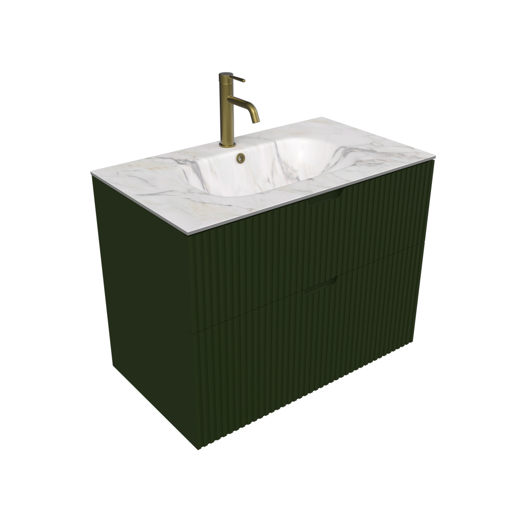 2 drawers bath cabinet